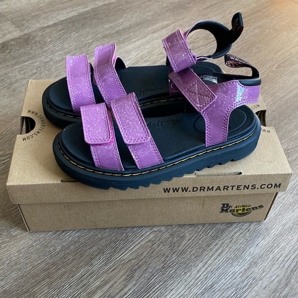 New pink sandals.